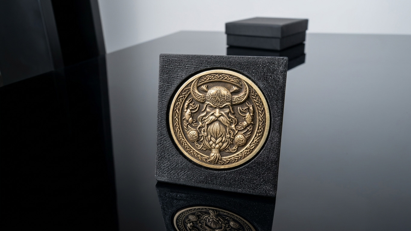 Viking Brass Coin